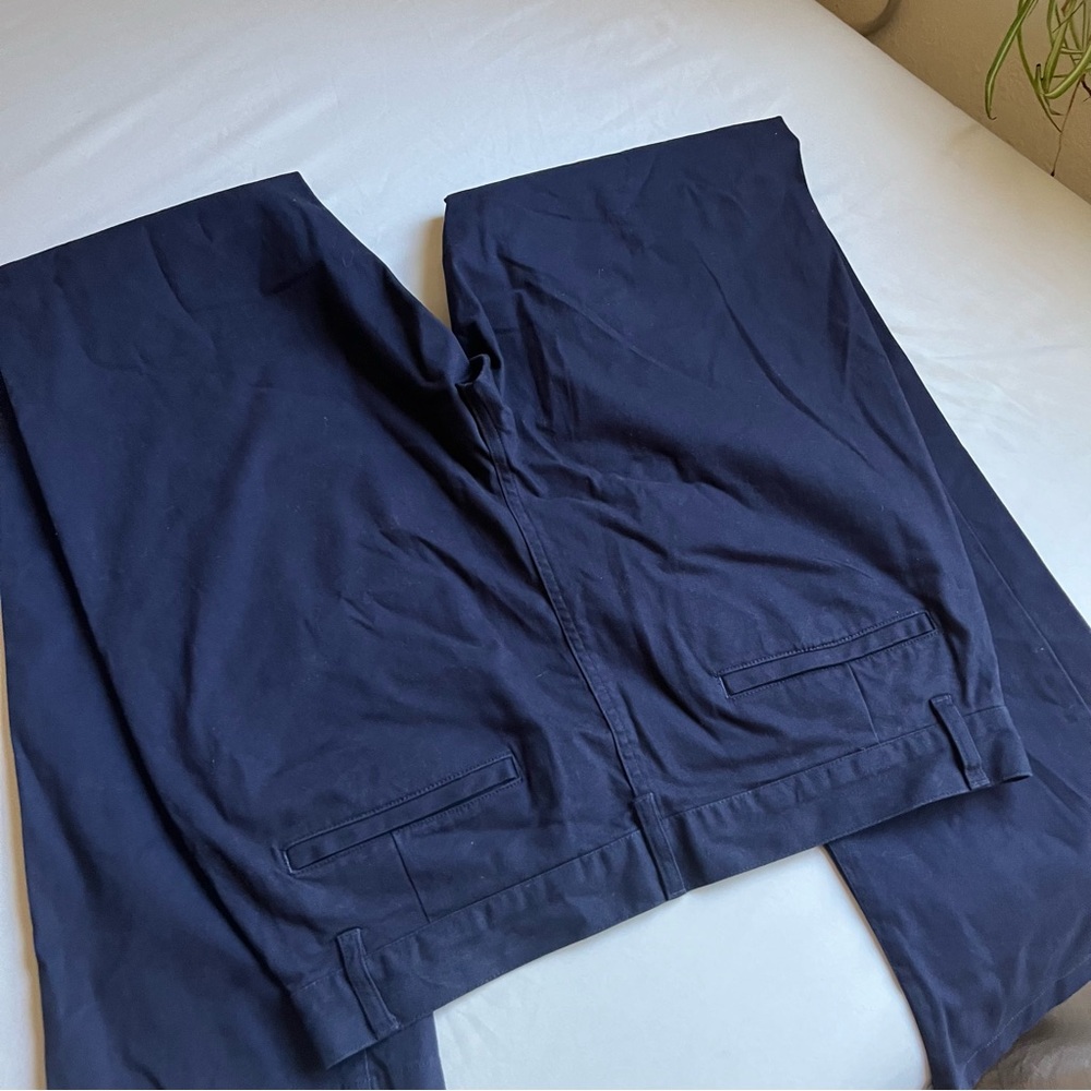 TAYLOR STITCH men’s blue slim straight leg pants - Picture 5 of 6